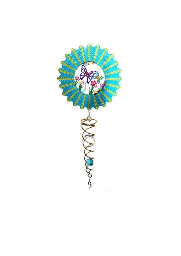Windspinner, Spin Art, Vlinder/ Butterfly, Artist Crystal Tail Collection, CTBF0800