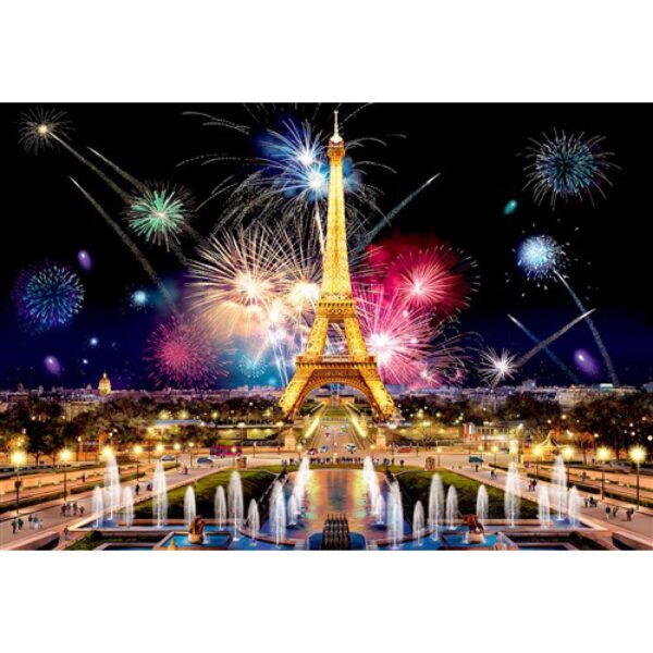 Wooden City 2in1 Houten Legpuzzel, Breakfast in Paris by Night, FR0019XL, 51,9x37,5cm - Afbeelding 6