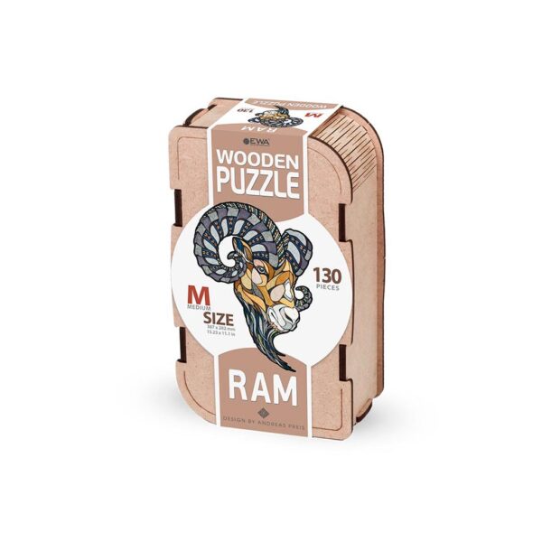 Eco Wood Art (EWA) Houten Legpuzzel Size M, Ram, 2345, 38,7x28,2x0,5cm - Afbeelding 2