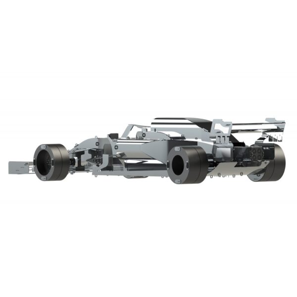 3D Metalen Bouwpakket, Grand Prix Falcon, Metal Time, MT035, 28,5x10,3x5,3cm - Afbeelding 4