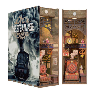 Tonecheer, DIY Book Nook, The Steam Age Bookend, TQ125, 18x8x24,5cm