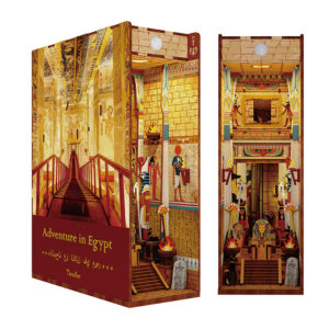 Tonecheer, DIY Book Nook, Adventure in Egypt Bookend, TQ127, 18,2x8x24,5cm