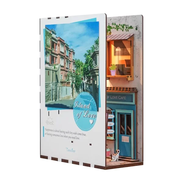 Tonecheer, DIY Book Nook, Island of Love, TQ105, 18,2x8x24,5cm - Afbeelding 10