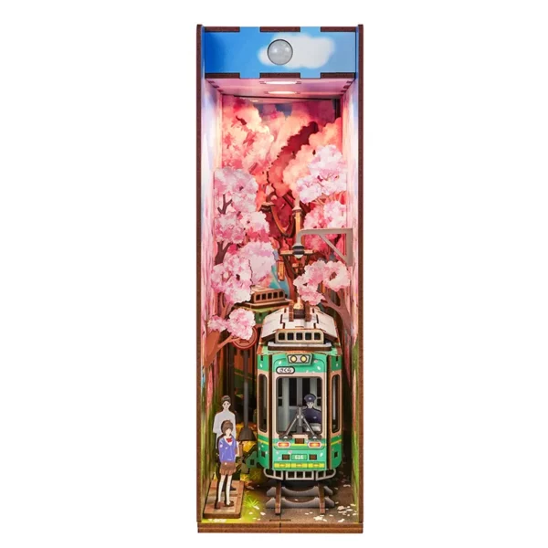 Tonecheer, DIY Book Nook, Sakura's Travel Bookend, TQ119, 18x8x24,5cm - Afbeelding 8