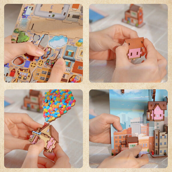 Tonecheer, DIY Book Nook, Travel With The Wind Bookend, TQ126, 18,2x8x24,5cm - Afbeelding 6