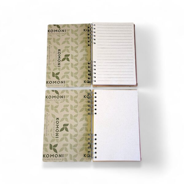 Duurzaam Houten Notitieboek – KOMONI – Andy Westface – Hedgehog - Proud-to-be-Me – Egel – Gerecycled papier – Navulbaar – AW-PRO - Afbeelding 4
