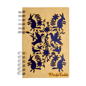 Duurzaam Houten Notitieboek – KOMONI – Frida Bird – Gerecycled papier –  Navulbaar – FRI-BIRDS