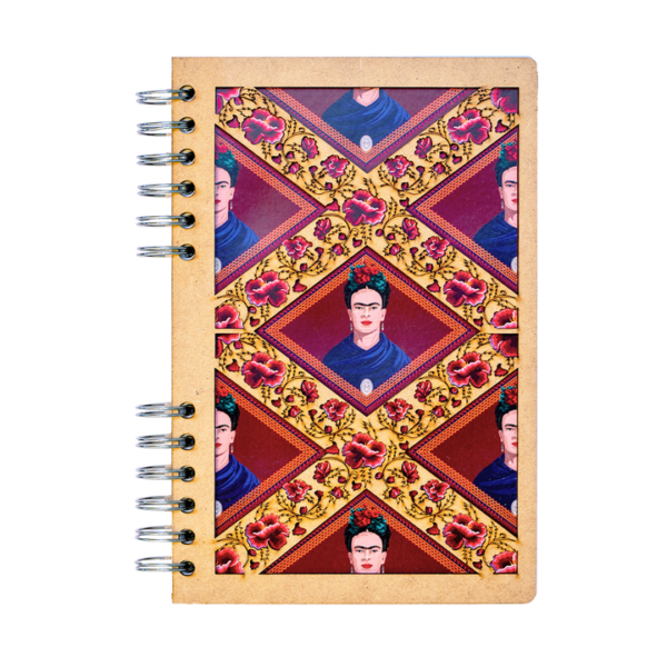 Duurzaam Houten Notitieboek – KOMONI – Frida Multi – Gerecycled papier –  Navulbaar – FRI-MULTI