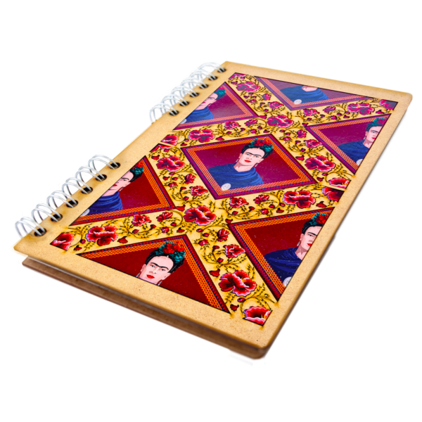 Duurzaam Houten Notitieboek – KOMONI – Frida Multi – Gerecycled papier –  Navulbaar – FRI-MULTI - Afbeelding 2