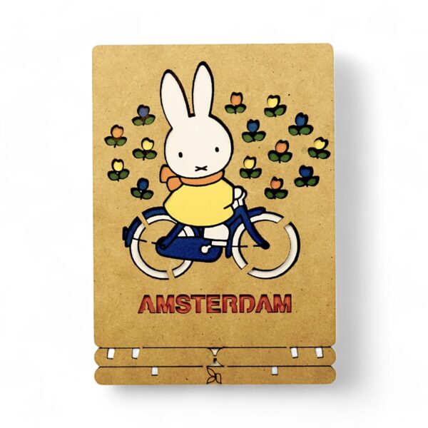 POP-UP ART - Nijntje op de fiets Amsterdam - KOMONI - MIF11 - Afbeelding 2
