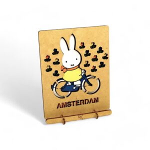 POP-UP ART - Nijntje op de fiets Amsterdam - KOMONI - MIF11