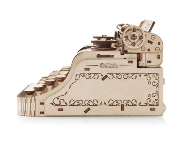 Eco Wood Art (EWA) 3D Houten Puzzel Vintage Typewriter, 465, 27x23,2x14,6CM - Afbeelding 4