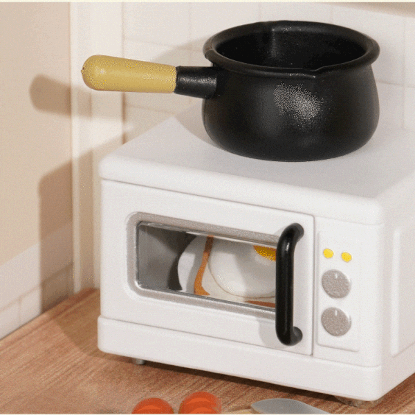 Robotime, DIY Huisje Super Creator Happy Meals Kitchen,  DW008, 16,3x16,3x15,2cm - Afbeelding 8