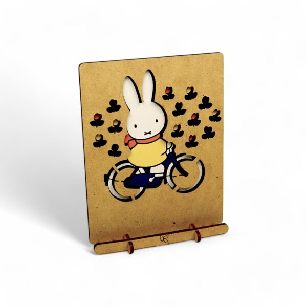 POP-UP ART - Nijntje op de Fiets - KOMONI - MIF6
