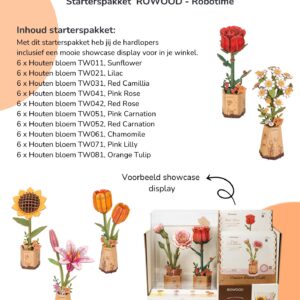 Starterspakket Houten Bloemen Rowood