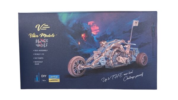 Veter Models 3D Modelbouwpakket Black Wolf Driewieler, AKV-18, 30,5x12x16,5cm - Afbeelding 7