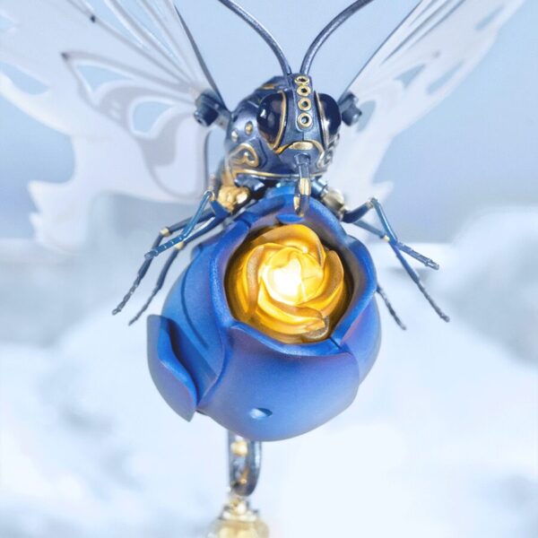 Robotime, 3D DIY Kunststof Bouwpakket Vlinder/ Butterfly Blue,  MI05B, 15,5x14,5x23cm - Afbeelding 6