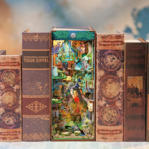 Tonecheer, DIY Book Nook, A Midsummer Night's Dream inclusief Dust-cover, TQ130, 24,5x18x10cm - Afbeelding 4