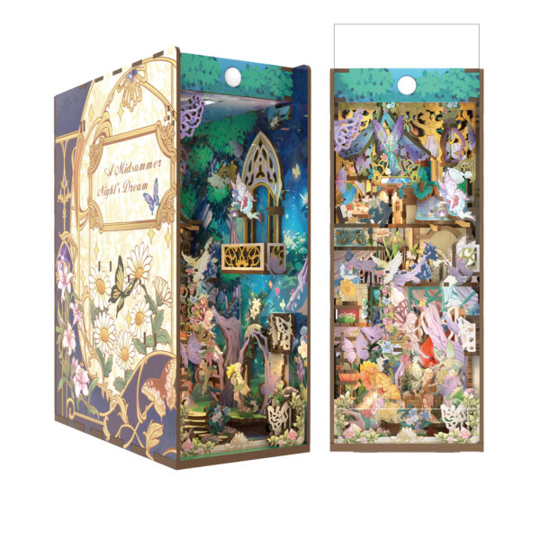 Tonecheer, DIY Book Nook, A Midsummer Night's Dream inclusief Dust-cover, TQ130, 24,5x18x10cm - Afbeelding 3