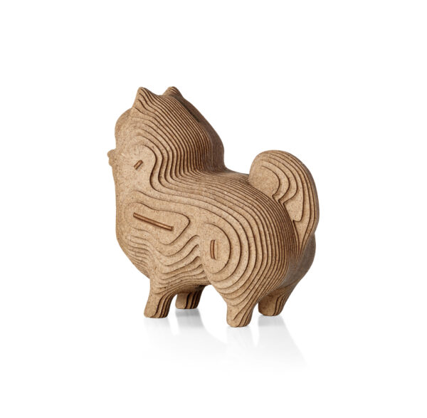 Eco Wood Art (EWA) 3D Houten Bouwset Spaarpot Hondje/Dog, 3786, 15x9,1x15,7cm - Afbeelding 9