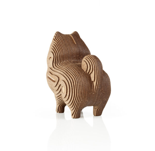 Eco Wood Art (EWA) 3D Houten Bouwset Spaarpot Hondje/Dog, 3786, 15x9,1x15,7cm - Afbeelding 10