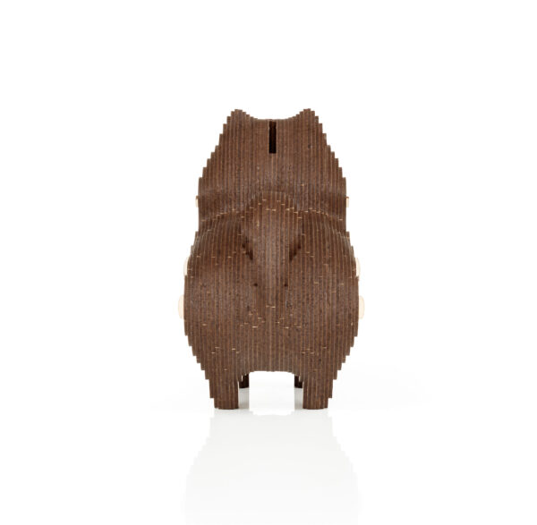 Eco Wood Art (EWA) 3D Houten Bouwset Spaarpot Hondje/Dog, 3786, 15x9,1x15,7cm - Afbeelding 11