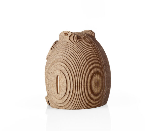 Eco Wood Art (EWA) 3D Houten Bouwset Spaarpot Uil/Owl, 3809, 15x9,1x15,7cm - Afbeelding 9