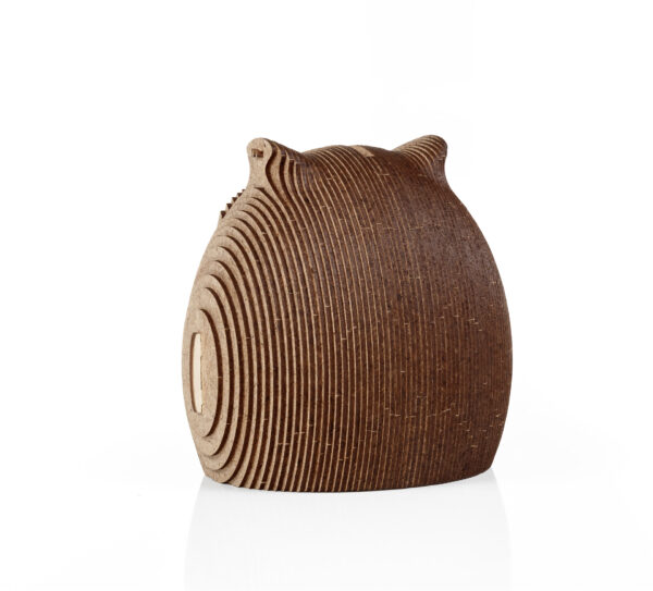 Eco Wood Art (EWA) 3D Houten Bouwset Spaarpot Uil/Owl, 3809, 15x9,1x15,7cm - Afbeelding 10