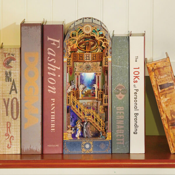 Tonecheer, DIY Book Nook, Spacetime Museum Bookend, TQ133, 27x20x10,2cm - Afbeelding 9