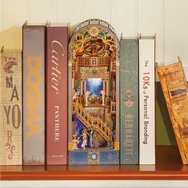 DIY Book Nook Boekensteun Spacetime Museum, Tone-Cheer, TQ133, 27x20x10,2cm - Afbeelding 4