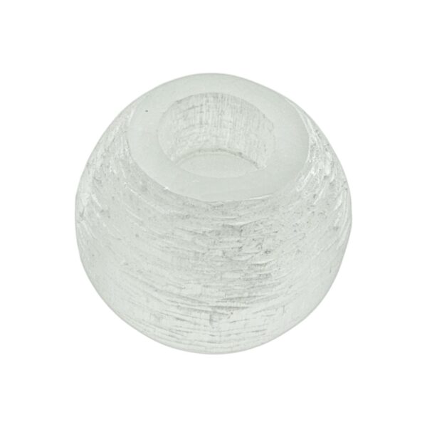 Waxinelichthouder ROZE Seleniet, bol, ca. 400-600 gram