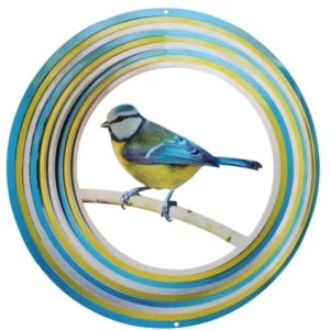 Windspinner 12", Spin Art, Blue Tit/Pimpelmees, 12BLTIT101