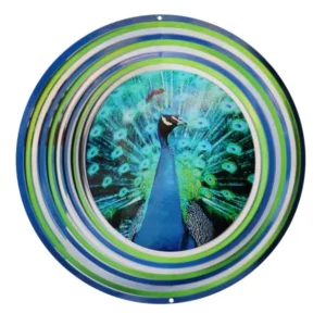 Windspinner 12", Spin Art, Peacock/Pauw, 12PEAC300