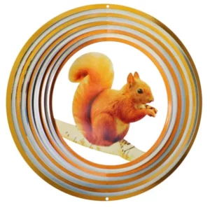 Windspinner 12", Spin Art, Squirrel/Eekhoorn, 12SQU300