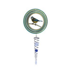 Windspinner, Spin Art, Blue Tit/Pimpelmees Artist Crystal Tail, ACTBLTIT