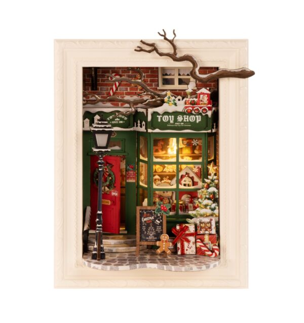 Robotime, Santa's Toy Shop, DP006, 16,8x11,0x21,8 cm