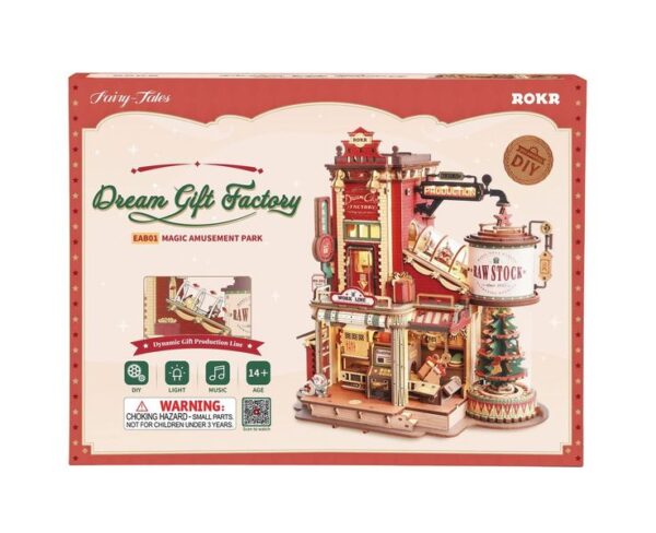 Robotime, Dream Gift Factory, EAB01, 24,4x16,3x25,6 cm - Afbeelding 9