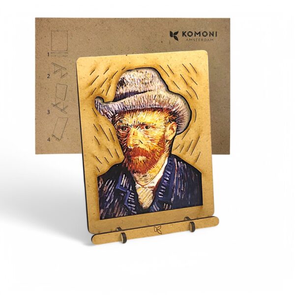 POP-UP ART - Van Gogh - Zelfportret - KOMONI - KD11 - Afbeelding 3