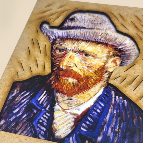 POP-UP ART - Van Gogh - Zelfportret - KOMONI - KD11 - Afbeelding 5