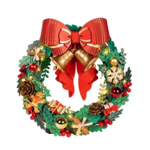 Robotime, Christmas Wreath, TGL04, 40,5x40x9,2 cm
