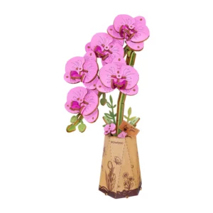 Robotime, DIY Wooden Flower Purple Moth Orchid, TW091, 10x5,8x22cm
