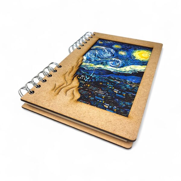 Sterrennacht van Gogh - Notitieboek – KOMONI - Afbeelding 3