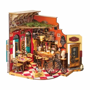 Robotime Cheers Bar & Dining DIY Miniatuurhuis, DG173