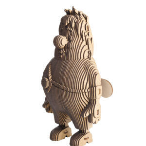 Eco Wood Art (EWA) 3D Houten Bouwset Spaarpot, Karlsson, 4165, 10,3x11x21,5cm