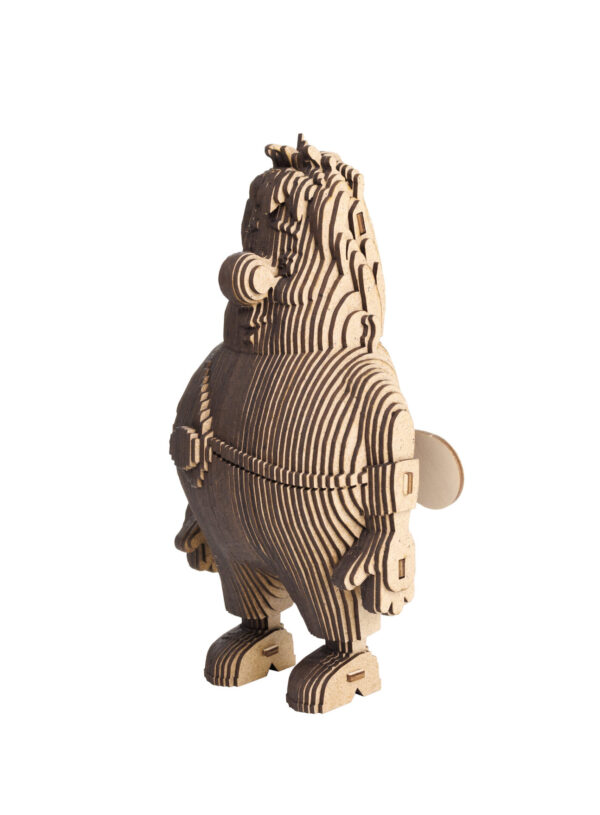 Eco Wood Art (EWA) 3D Houten Bouwset Spaarpot, Karlsson, 4165, 10,3x11x21,5cm