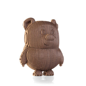 Eco Wood Art (EWA) 3D Houten Bouwset Spaarpot, Winnie the Pooh, 4172, 10,3x11x21,5cm