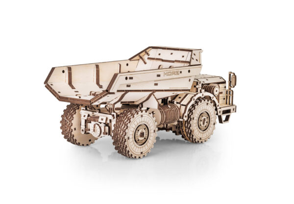 Eco Wood Art (EWA) 3D Houten Bouwset, Dumptruck-earthmover, 4226, 10,3x11x21,5cm - Afbeelding 4