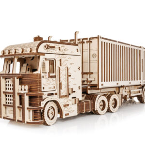 3D Houten Modelbouw, Truck Road King, 3236 + Container-Semitrailer for Truck ''Road King'', 3724