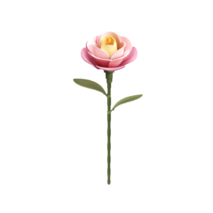 Robotime, DIY 3D Puzzel Pink Camellia, AD011, 7x9x34,5cm