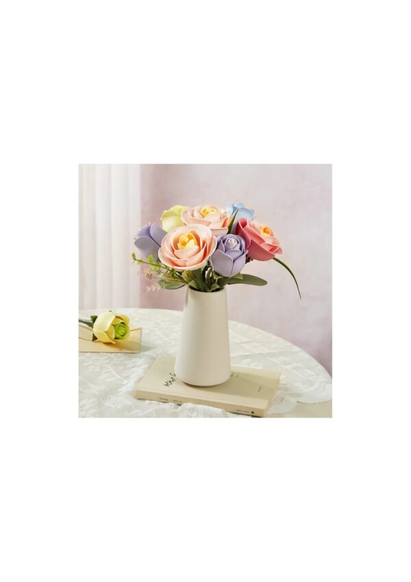 Robotime, DIY 3D Puzzel Green Rose, AD023, 7x9x34,5cm - Afbeelding 5